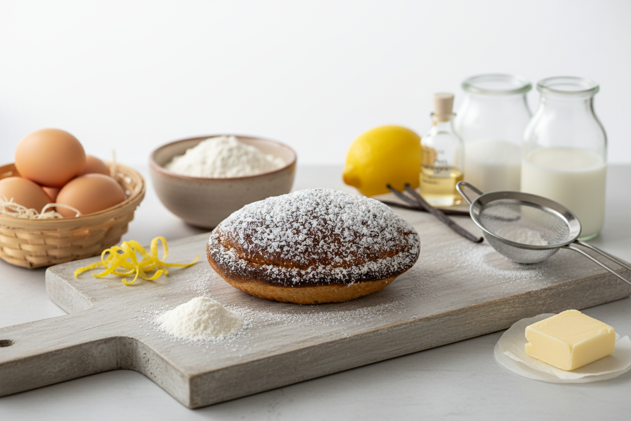 Pasticciotto leccese con ingredienti