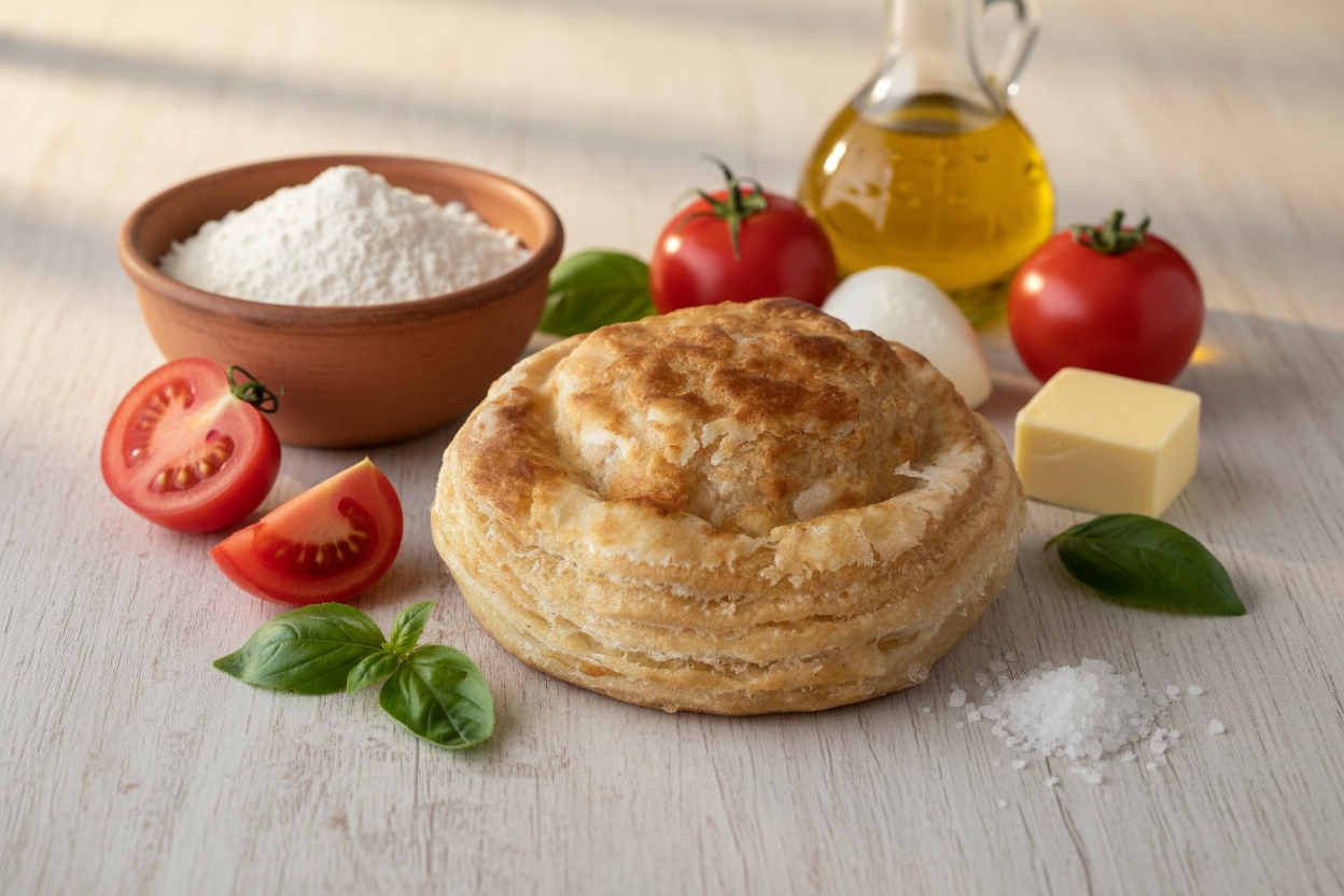 Rustico leccese con ingredienti