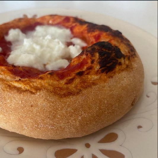 Pizzella pomodoro e mozzarella