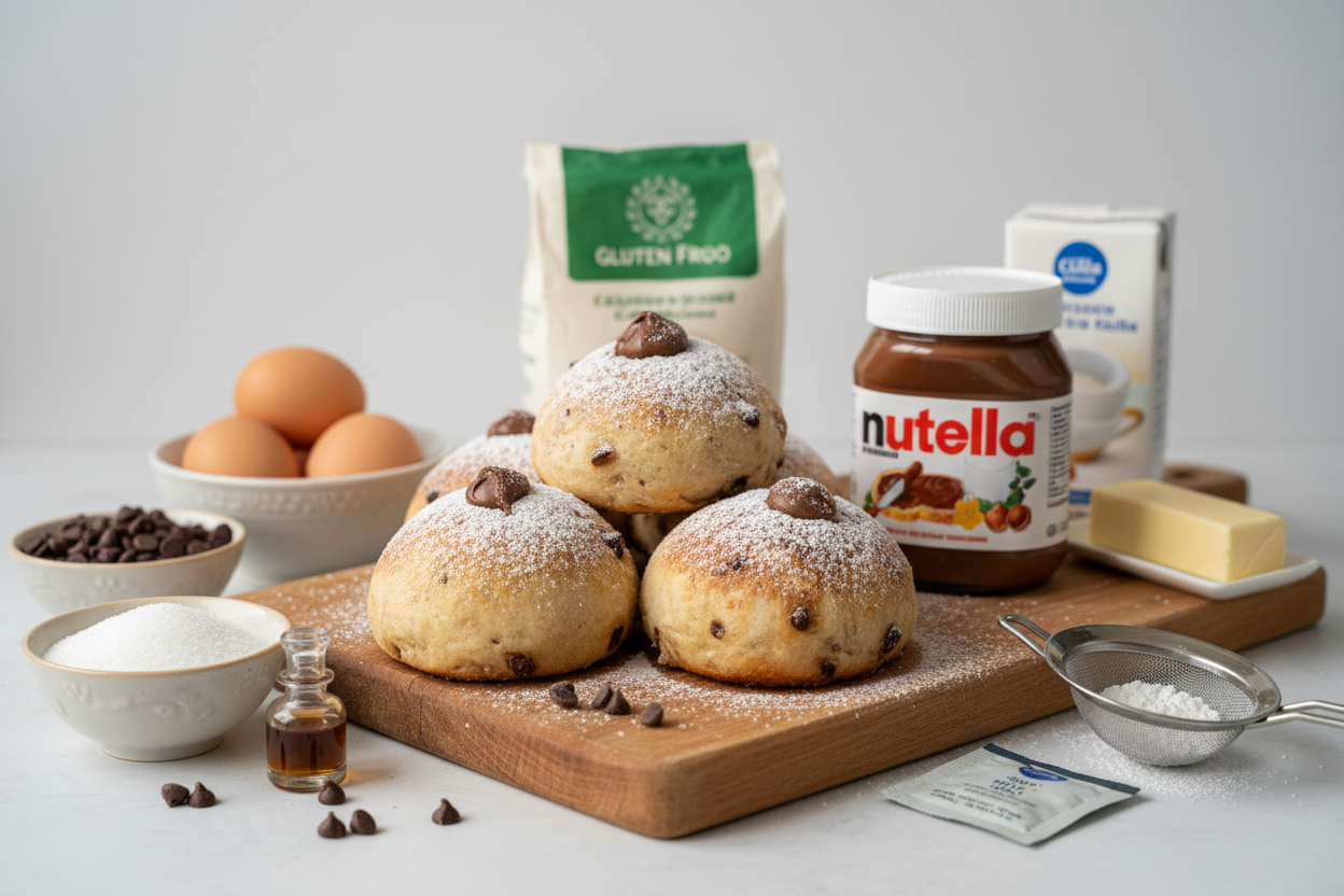 Pangoccioli alla Nutella con ingredienti