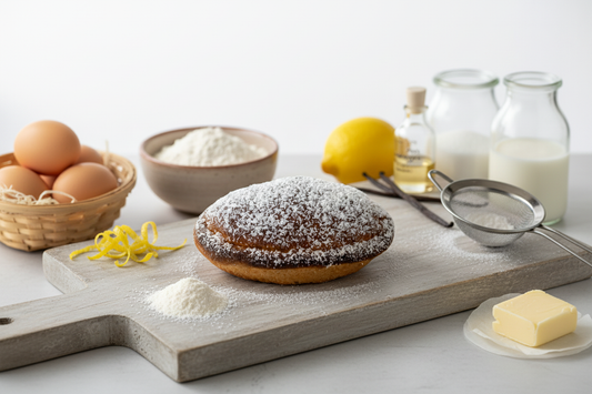 Pasticciotto leccese con ingredienti